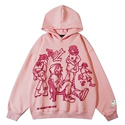 Aelfric Eden Mens Graphic Oversized Hoodie Cartoon
