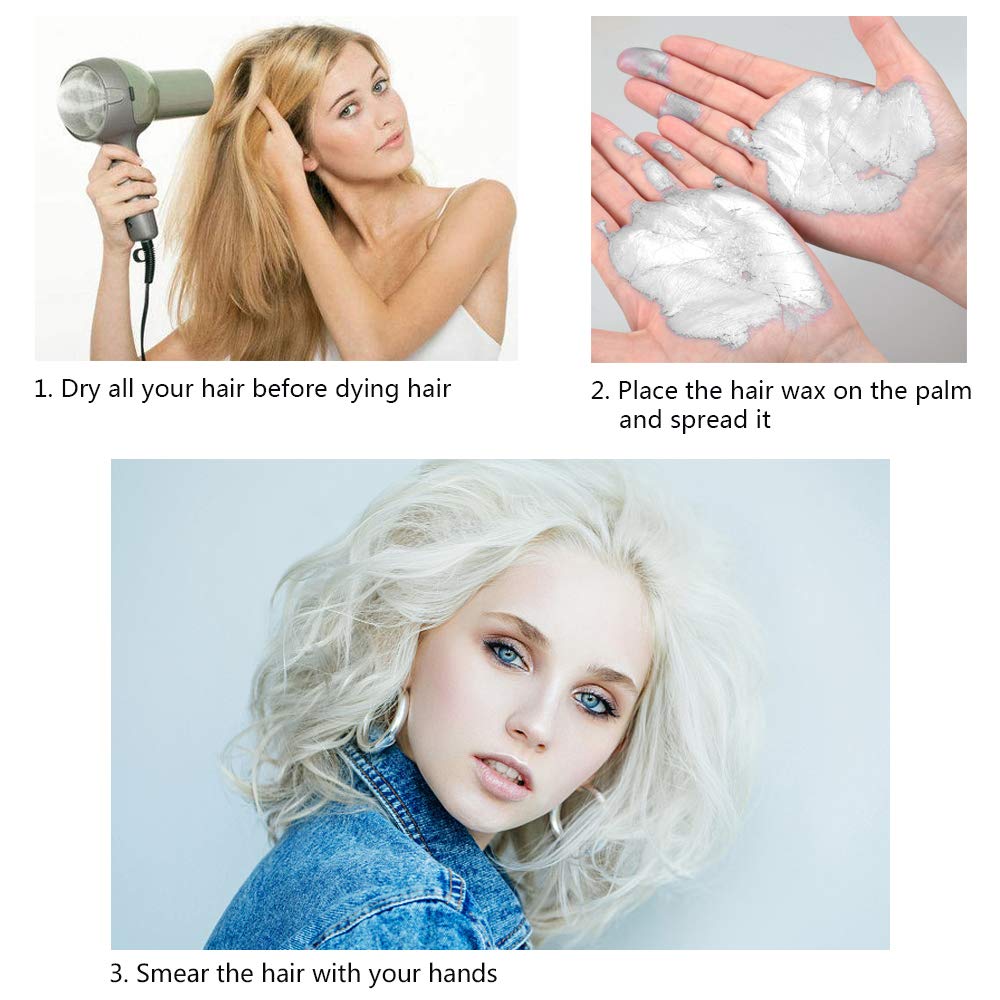 Elera Temporary Hair Color Wax Professional Hair Dye Mud Hair