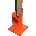 Hi-Flame Firewood Kindling Splitter for Wood Stove Fireplace and Fire Pits, Orange