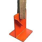 Hi-Flame Firewood Kindling Splitter for Wood Stove Fireplace and Fire Pits, Orange
