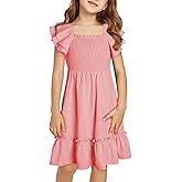 blibean Tween Girls Elegant Ruffle Sleeve Dresses Size 6-15 Years
