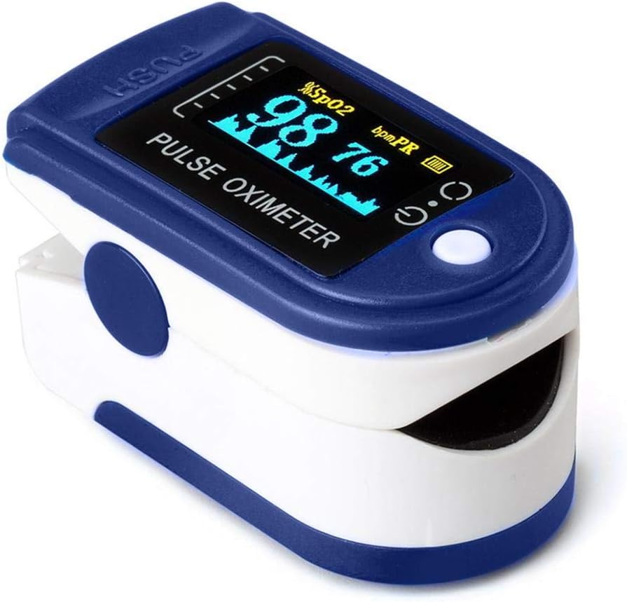 humflour 10 PCS Pulse Oximeter Fingertip - Blood Oxygen Saturation Monitor with LED Display
