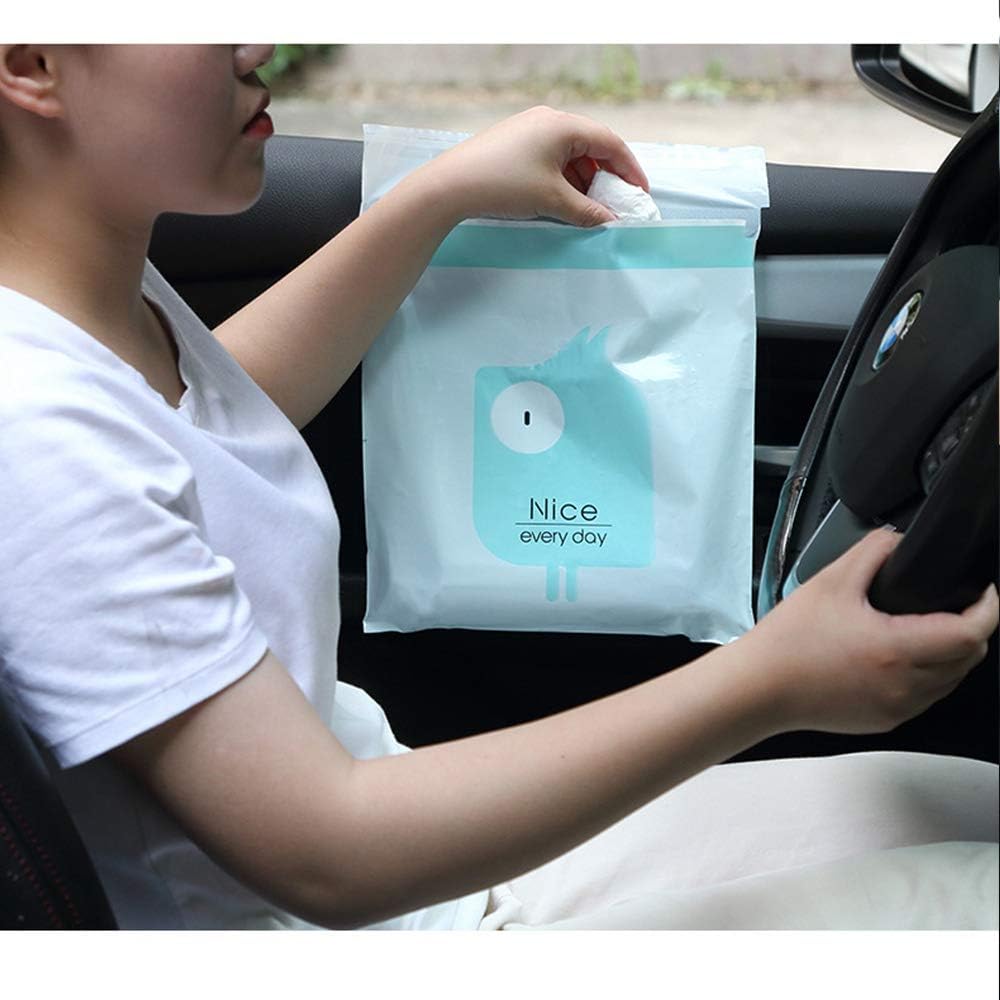 45PCS Car Garbage Bag, Disposable Auto Trash Bags for Litter Large Capacity Leak-Proof Portable Convenient Bin for Car Office and Home - Image 5