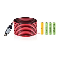 USB AAA Battery Eliminator Replace Kit 5V to 6V