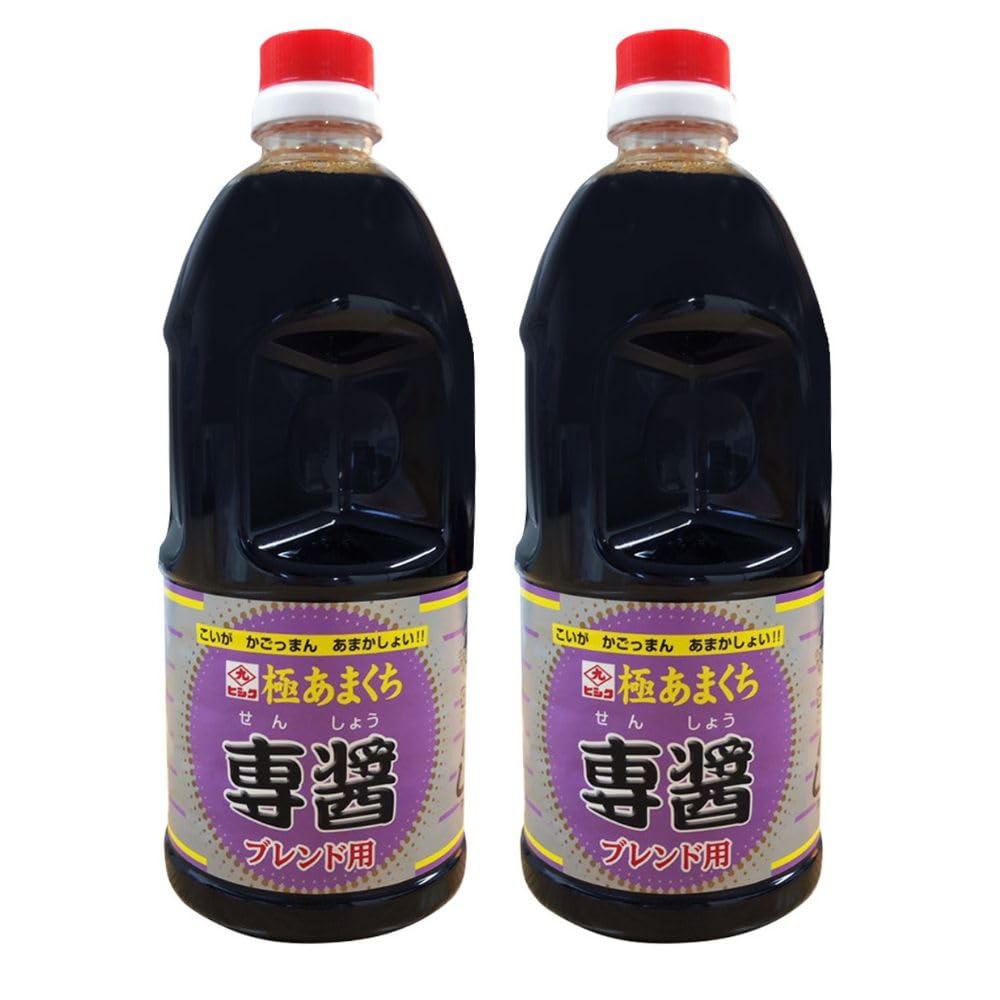 [藤安醸造(ヒシク)] 醤油 専醤 極あまくち 1L×2本 砂糖いらずで美味しく料理 ×2本商品画像
