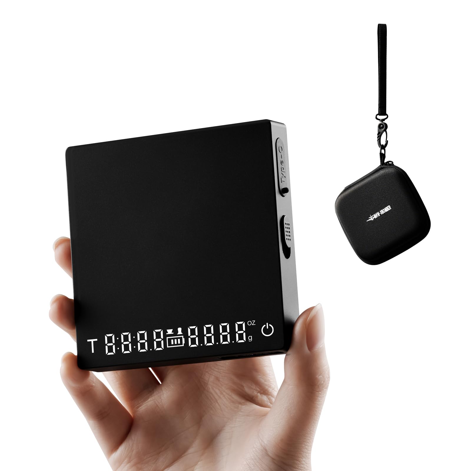 Photo 1 of MHW-3BOMBER Super Mini Espresso Scale with Timer, Digital Coffee Scale with Espresso/Pour Over/Manual Mode, Rechargeable Coffee Bean Scale, Portable Scale with a Storage Bag for Outdoor Use,ES5788B