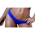 BodyZone Women's Tricot Scrunch Back Super Micro Shorts, Black, One Size