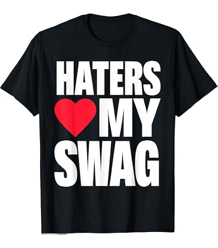 Amazon.com: I Love All of My Haters T-Shirt I Gift Idea Shirt T