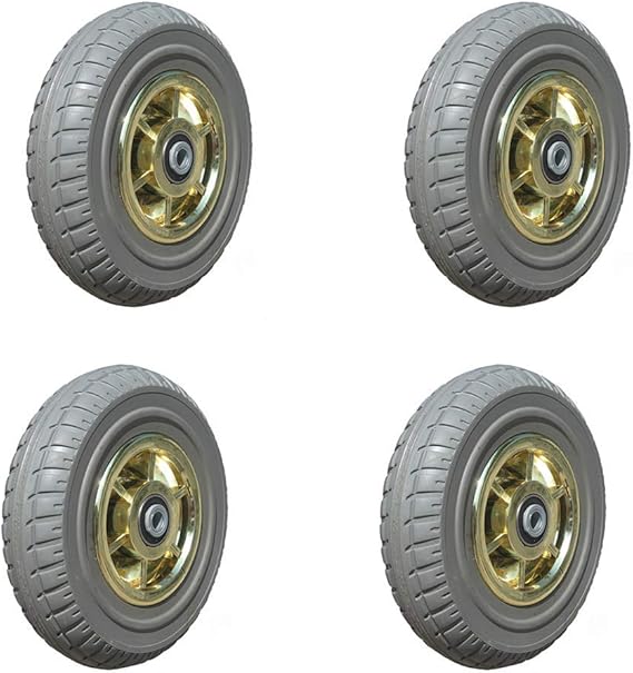 DPPD Casters (4 Pack) Silent rubber wheel 4 inch 5 inch 6 inch 8 inch