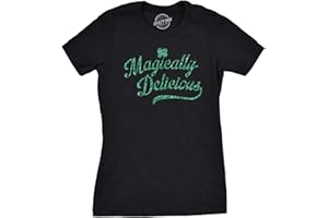 CRAZY DOG T-SHIRTS Womens Funny St Patricks Day T Shirts for Girls Cute Tees for Saint Patricks Day