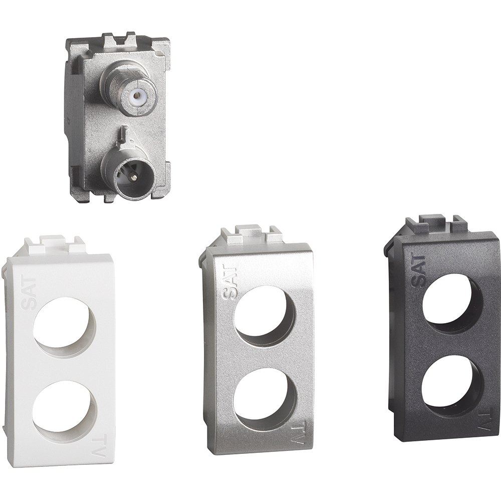 BTicino ln4214d LIVINGLIGHT l4285 C TV-SAT Direct demiscelata, 1 m