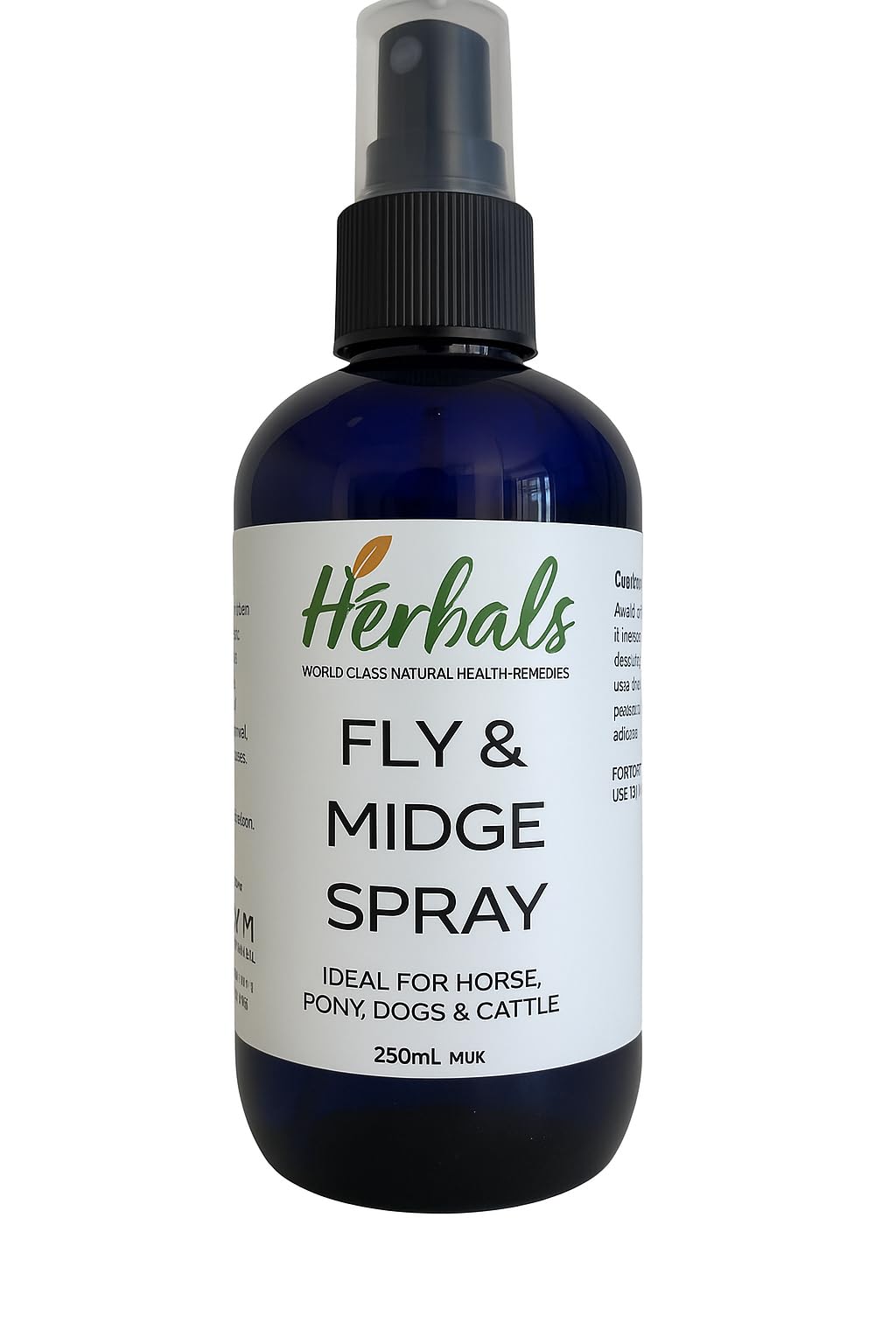 Natural Animal Fly & Midge Spray 250ml: For Dog, Horse, Pony