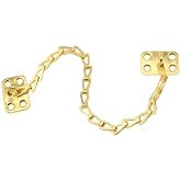 LBTODH 1 PCS Transom Door Chain 11.8 Inch Gold Furniture Chain Hardware | Door Stopper Chain for Window and Door
