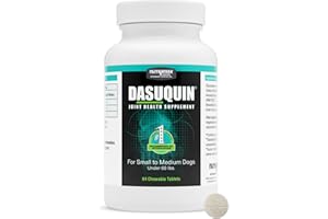 NUTRAMAX LABORATORIES Nutramax Dasuquin for Small to Medium Dogs, Joint Health Supplement, Contains Glucosamine for Dogs, Plus Chondroitin, ASU and More, Supports Healthy Joints, Chewable Tablets, 84 Count