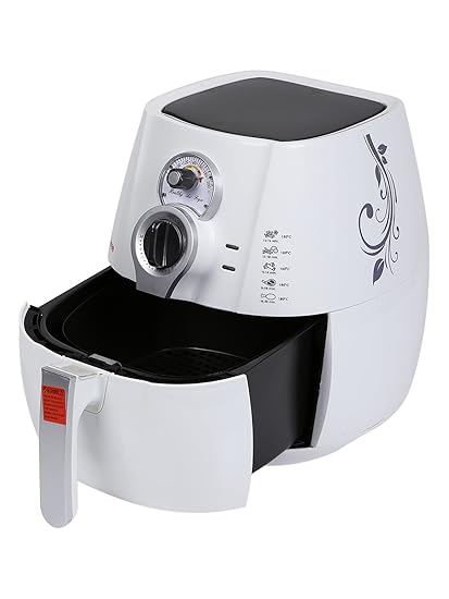 Bright Flame 3.2 Litres Air Fryer, White (Fry, Grill, Bake & Roast)