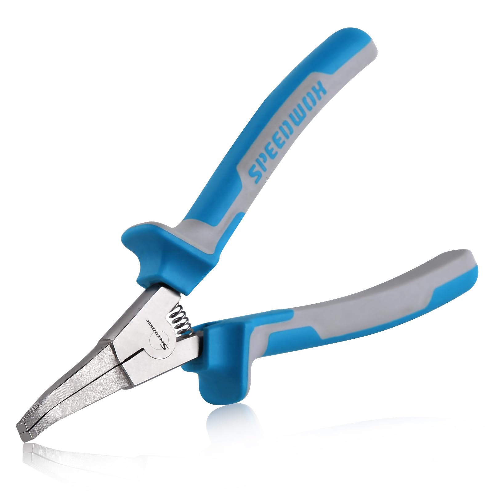 SPEEDWOX 8" Special Lock Ring Pliers Bent Jaw Pliers Tips C-Clip Retaining Snap Angle Tip Circlip for Ring Remover Automatic Transmissions Transfer Case