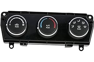 Generic HVAC Control Switch Accessory 55111168AD Compatible Black for Wrangler Fittings