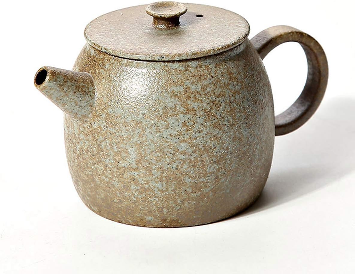 Japanese-Style Ceramic Teapot,Kettle,Chinese Teapot,Home Decor,Teapot,Brown,One Size