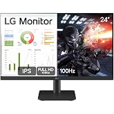 Monitor PC Gamer LG 24” IPS 100Hz Full HD HDMI 2x, Preto - 24MS500