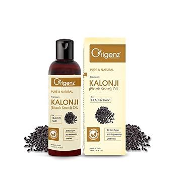 Origenz Premium Black Seed Oil (Kalonji Oil) for Hair Care 100ml (Hair Oil)