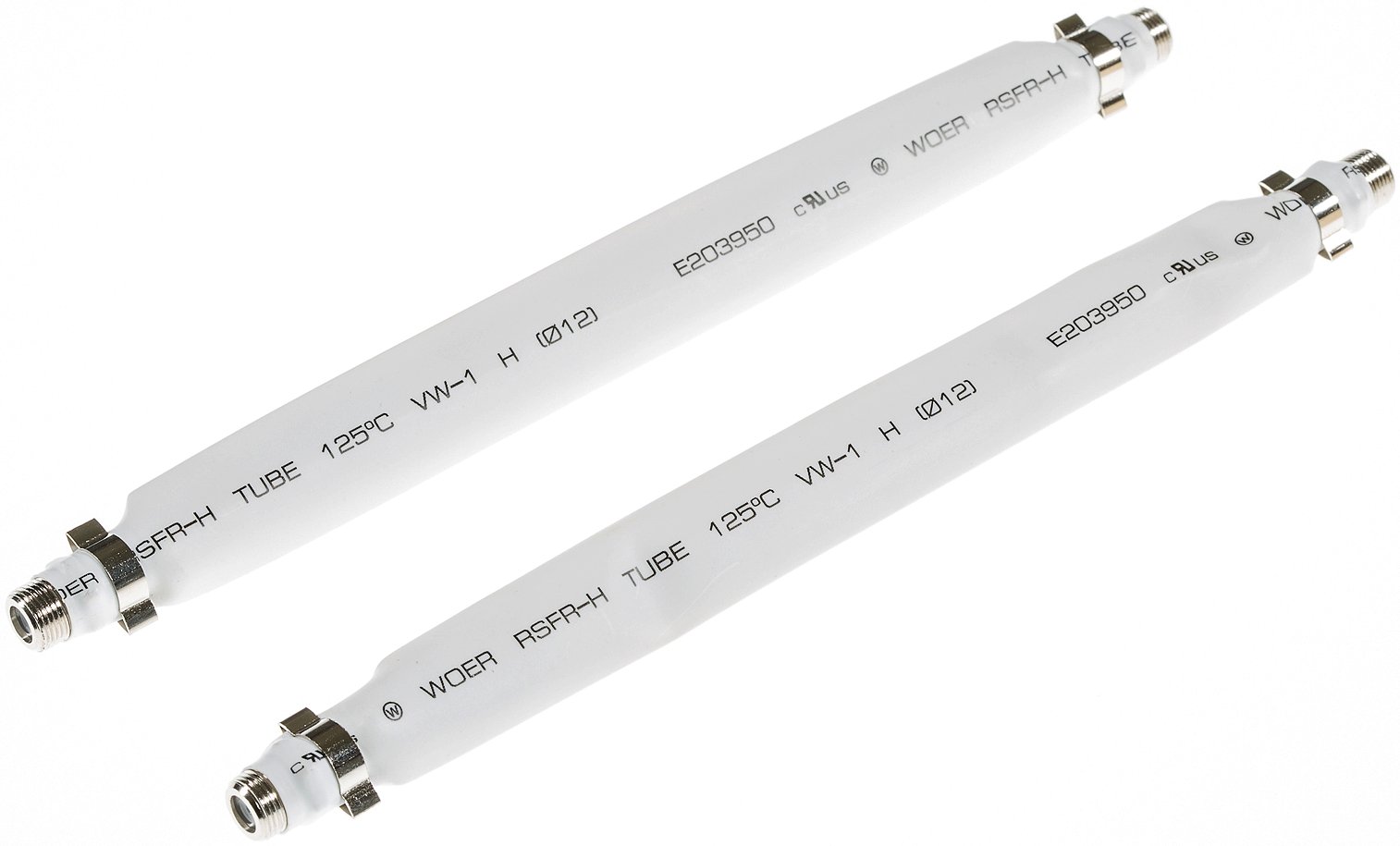 POPPSTAR SAT window feedthrough for coaxial cables, F socket to socket, 21,5 cm, white, pack of 2