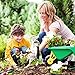 Vremi Garden Weeder Hand Tool - Aluminum Fork Tip Gardening Weed Remover with Ergonomic Rubber Handle for Planting and Weeding - Handheld Dandelion Cultivator for Flower and Vegetable Plants Care
