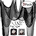 CMD 2PCS Scary Halloween Decor Creepy Cloth Decorations (Black&Grey, 78