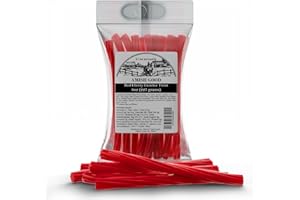NOT JUST GOOD, IT'S AMISH GOOD Amish Good Gourmet Licorice Twist Candy - Premium Sweet & Chewy Treat, Red Cherry Jumbo Licorice Twist Perfect Snack Under 100 Calories