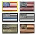 Tactical American Flag Patch, Tactical 6 Pack America Patch US Flag Thin Blue Line Flag US Army Flag Fully Embroidery Tactical Badge Emblem Patches for Backpack Hat Vest