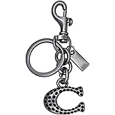 WANSENAMZ Cute Bag Charms,Handbag Charms for Purses,Sparkling Metal Letter Keychain,Bag Accessories for Women