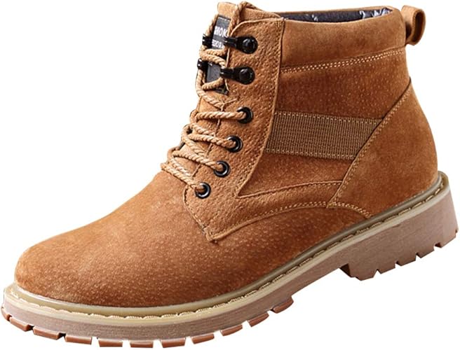 Amazon Merlin 8cm Up メンズ 背が高くなるシークレット ワイルド チャッカブーツ ハイキングシューズ 欧米人気 アウトドアシューズ Merlin ブーツ