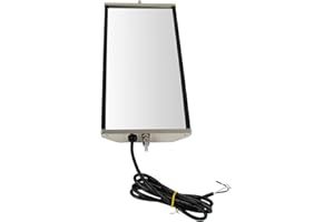 TRQ Heated Manual West Coast Mirror 16x7 fits 1980-2019 Ford F-700 F-800 Chevrolet C50 C60 GMC C5000 International 4300 4400 Kenworth T800 W900 Mack GU7 Peterbilt 365 389 Volvo VNL