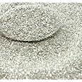 Silver Imported German Glass Glitter - One Pound - Fine 90 Grit (Most Popular Grain Size) Sparkly Glass Glitter - 311-9-SL