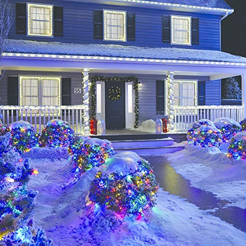 NOMA LED Net Christmas Lights 100 MultiColor Mini Lights 4 ft x 4