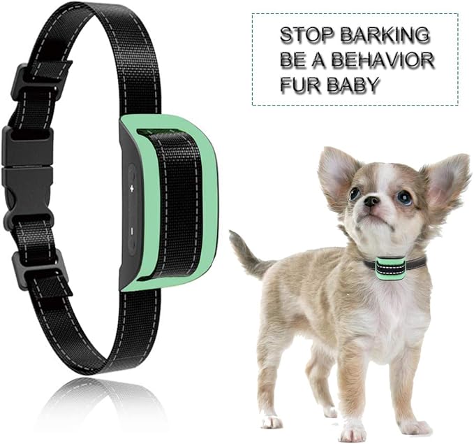 MASBRILL Dog Bark Collar Safe No Bark Control Device for Tiny Small