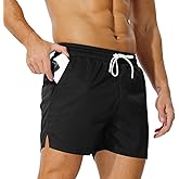 AIMPACT Mens Mesh Athletic Shorts Gym Athletic Workout Shorts for Men 5 Inch Running Shorts with Pocket