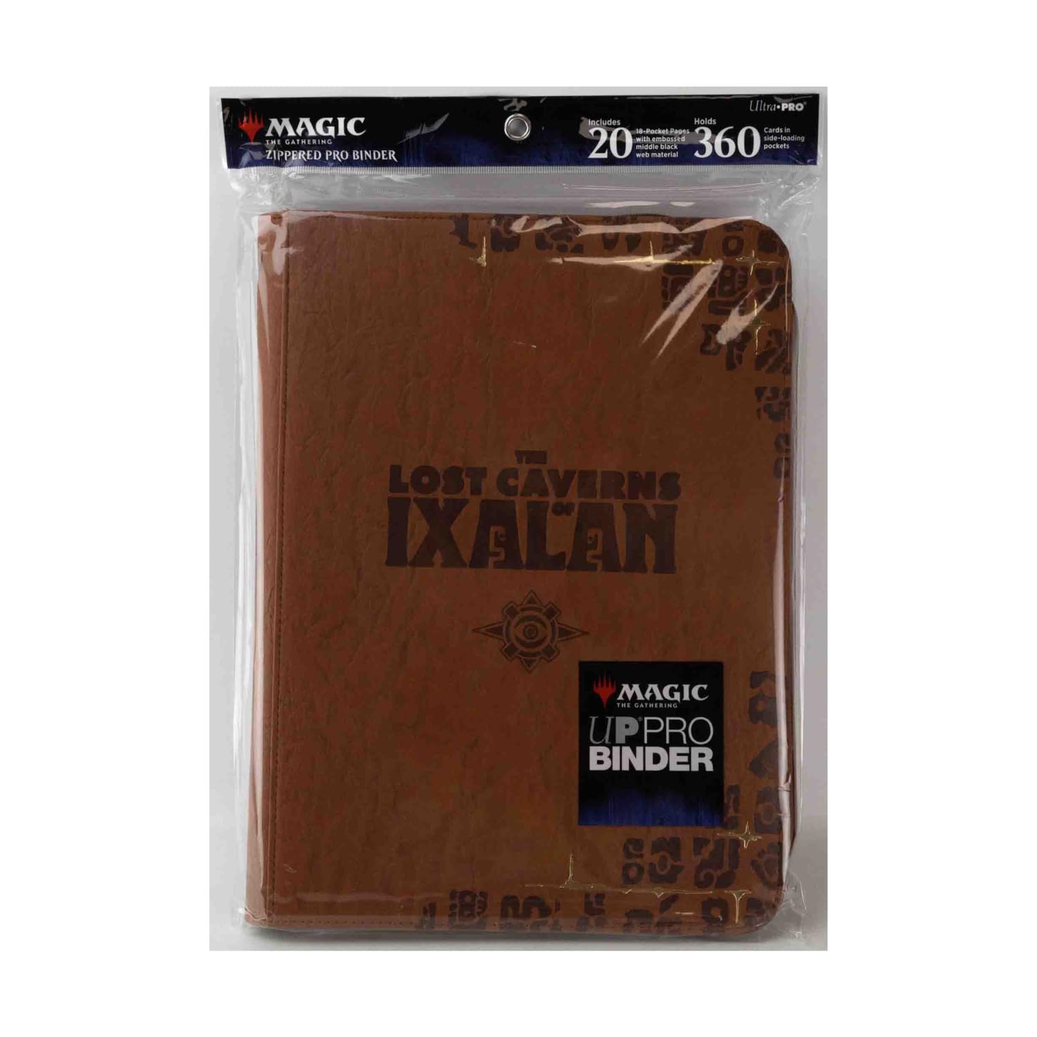 Ultra Pro - MTG The Lost Caverns of Ixalan 9-Pocket Premium Zippered PRO-Binder Ixalan Ruins Symbol, Stores & Protects 360 Standard Size Cards In Side Loading Pockets, For MTG Cards, Gaming Cards