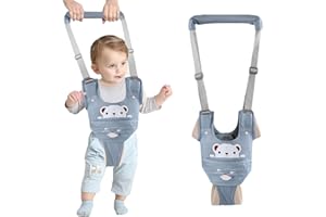 Ocanoiy Baby Walking Harness Handheld Baby Walker Assistant Belt Toddler Infant Walker Safety Harnesses Standing Up Walking L