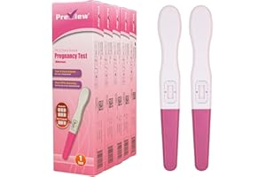 Preview Early Result Pregnancy Test Kit [5 Count]-6 Days Sonner Extra Sensitive HCG Urine at Home Test