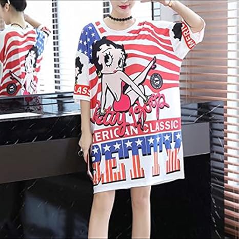 Amazon ベティちゃんのビッグtシャツワンピアメリカン アニメ 萌えグッズ 通販