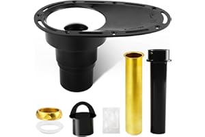 HARSIRE Freestanding Tub Drain Rough-in Kit for Freestanding Bathtub,with Brass Pipe and ABS Pipe,CUPC Certification (Patent No US11168467B2)