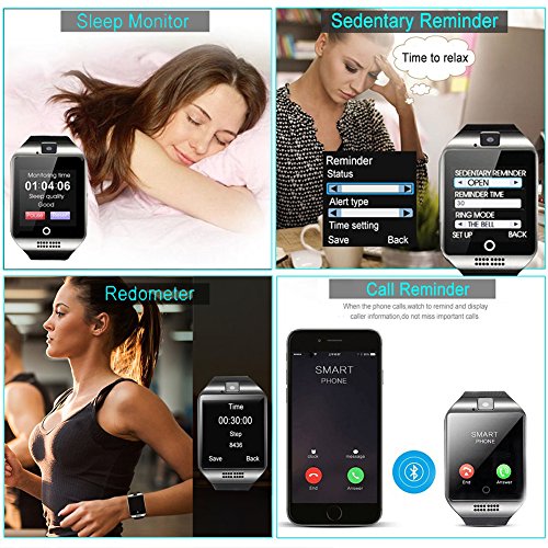 Bluetooth-Smart-Watch-Touchscreen-Phone-with-SIM-Card-Slot-Waterproof-Smartwatch-for-Android-and-iPhone-Smart-Wrist-Watch-for-Kids-Men-Women