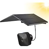 Solar Panel Compatible with Blink Outdoor, Blink Outdoor (3rd Gen) & Blink XT2/XT Camera, Built-in 5000mAh rechargeable batte