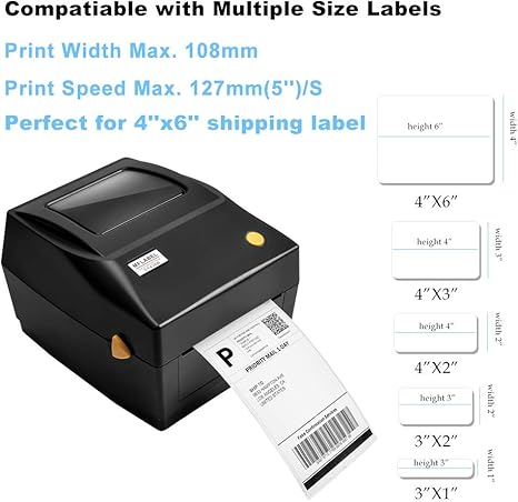 multi size label printer