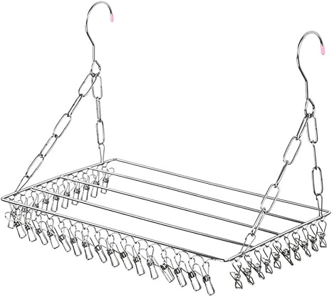 Amazon Co Jp ピンチハンガー Zaroing 洗濯物干し 靴下ハンガー タオル掛け 36 ピンチ オールステンレス製 洗濯ハンガー 収納便利 靴ハンガー 物干しハンガー ホーム キッチン