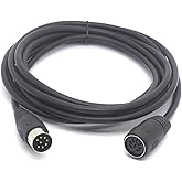 PIIHUSW 8 Pin Din Speaker Cable Extension for Bang, Olufsen B&O, BeoLab, POWERLINK mk2 (1.5 Meter) (3 meter)