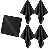 Fosmon Microfiber Cleaning Cloths, 4-Pack 16x16 inch for Screens | Extra large 16x16 inch, lint-free microfiber, safe for LCD/lens/laptop/HDTV/smartphones/tablets, 4-pack.