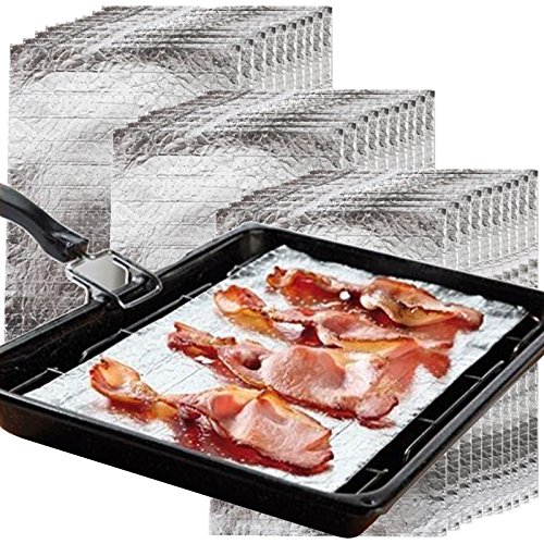 The Fat Controller Grill Pan &amp; Oven Protective Grease Absorbant Tray Pads (Pack Of 30, 35cm x 20cm)