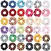 SUBANG 12 Pieces Colors Fashion Hair Bands Deft Bun Maker Cloth Maker Summer Headband Hair Twist Tool Hair Accessories for Women Girls
