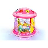 M SANMERSEN Baby Toys 6 to 12 Months - Ocean Projector Light Up Toys Musical Baby Toys for 12-18 Months Crawling Learning Tum